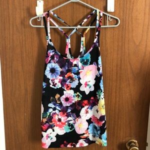Floral old navy active shirt